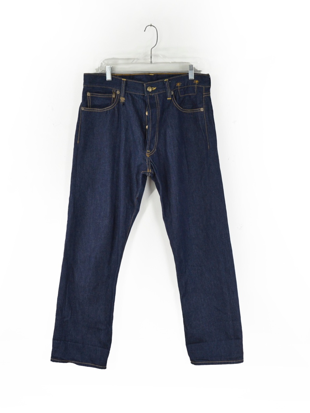 R13 Hayden Relaxed Dark Wash Indigo Selvedge Denim Straight Jeans Pants Sz 32
